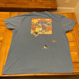 Billionaire Boys Club BBC Ice Cream Surf Surfing Logo Shirt 3XL Blue Pharrell